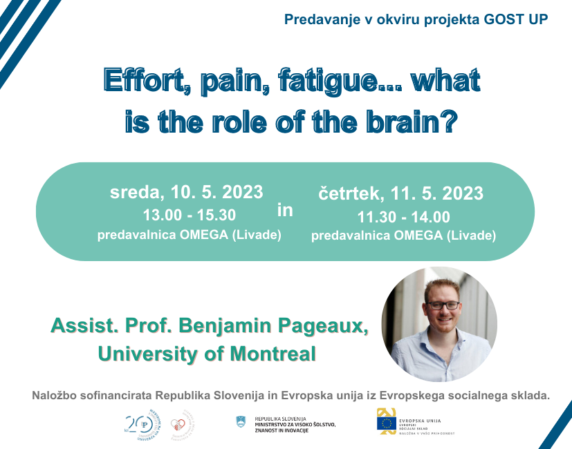 GOST UP: Invitation to a lecture by guest lecturer Assist. Prof. Benjamin Pageaux from the University of Montreal