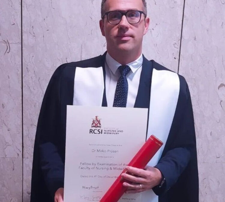 Izr. prof. dr. Mirko Prosen prejel eno najprestižnejših poklicnih kvalifikacij