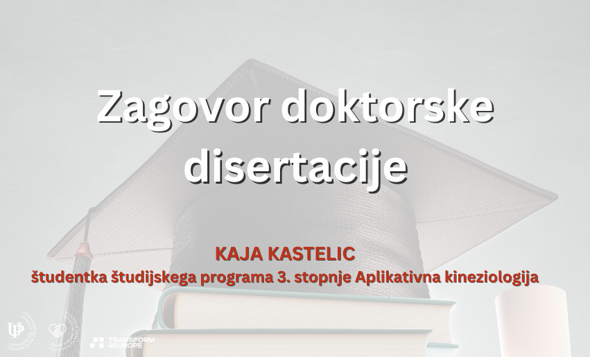 Zagovor doktorske disertacije Kaje Kastelic