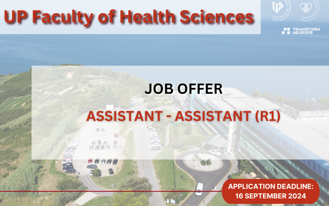 Job offer: Assistant – Assistant (R1)