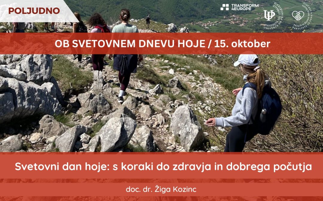 Ob svetovnem dnevu hoje / 15. oktober