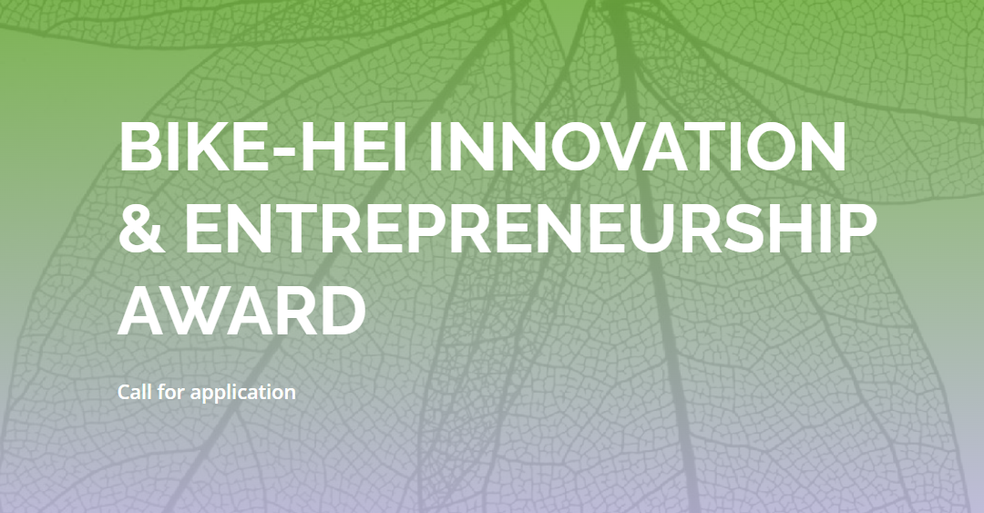 Nagrada BIKE-HEI za inovacije in podjetništvo – osvojite nagrado v višini 2.000 EUR