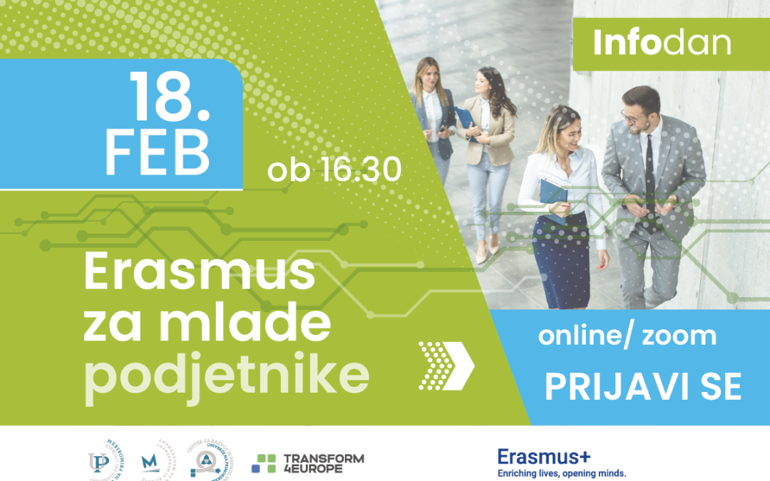 ERASMUS FOR YOUNG ENTREPRENEURS – ONLINE INFO DAY