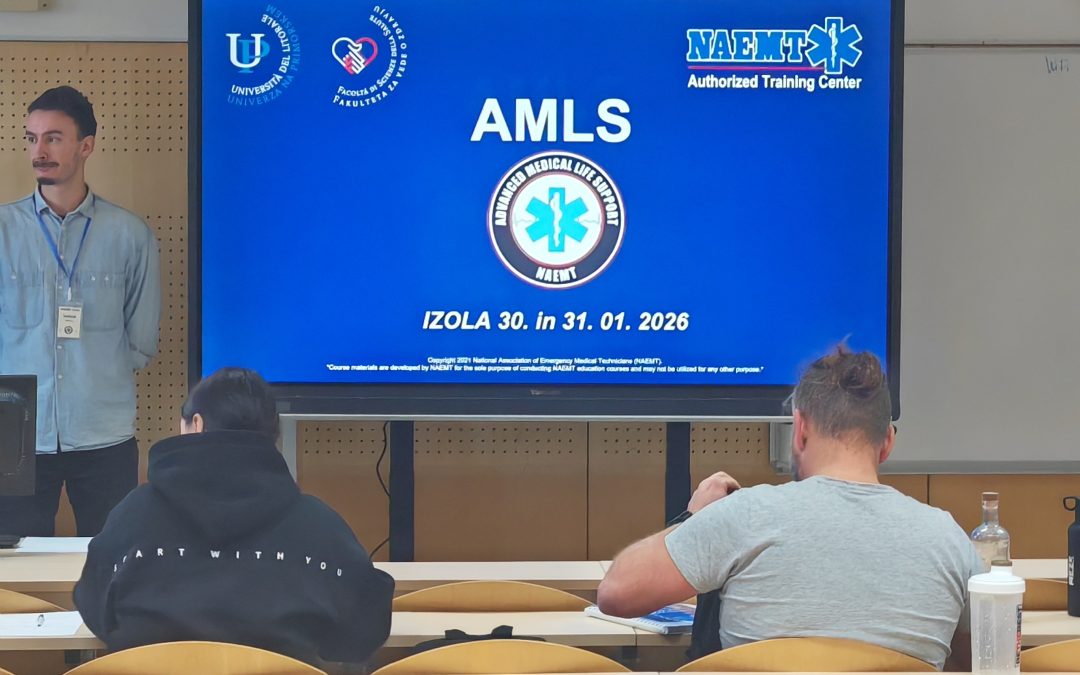 30. in 31. januarja je na UP FVZ potekal Tečaj AMLS (Advanced Medical Life Support)
