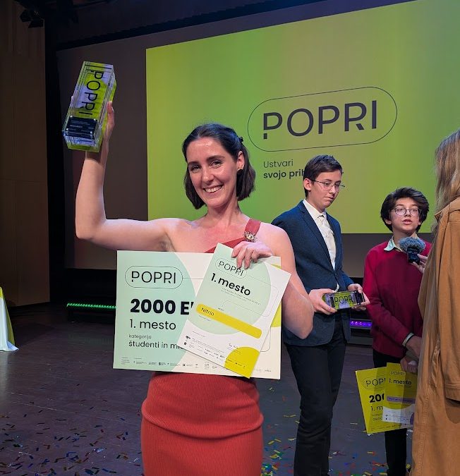 Diplomantka dietetike Naja Zagorc osvojila 1. mesto na tekmovanju POPRI 2026